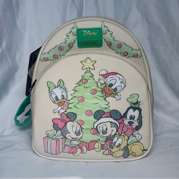 Loungefly x Disney Baby Mic & Friends Holiday Mini Backpack main image 4